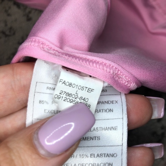 Nike Fit Dry Pink Sports Bra Size Large - Picture 8 of 9